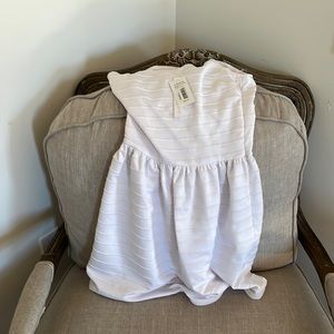 White Aqua tank dress